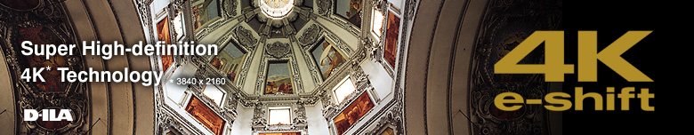 Super High-definition 4K* Technology *3840x2160