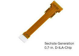 Sechste Generation 0.7-in. D-ILA-Chip