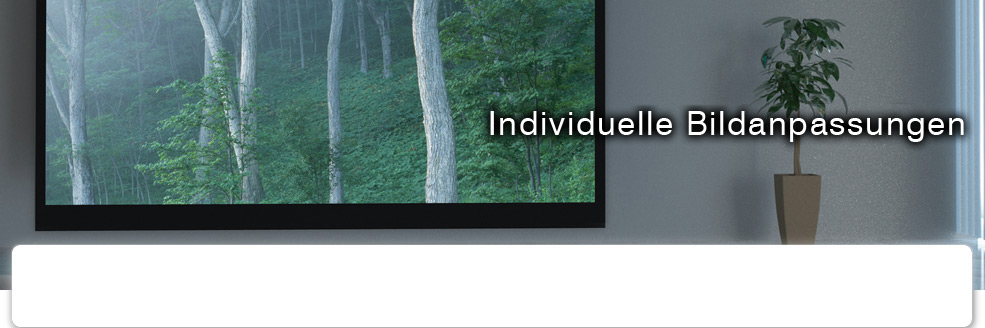 Individuelle Bildanpassungen