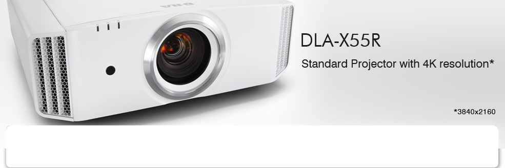 DLA-X55R Standard Projector with 4K resolution* *3840x2160
