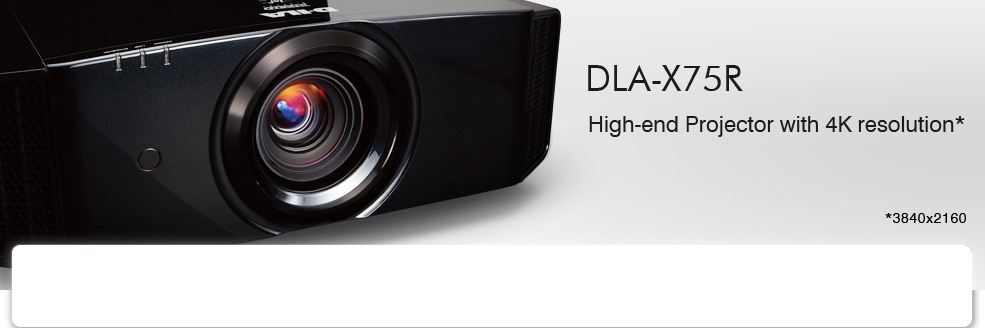 DLA-X75R High-end Projector with 4K resolution* *3840x2160
