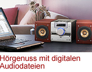 Hörgenuss mit digitalen Audiodateien